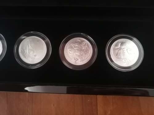 Big Five Silver UNC Set (2019 - 2021) in Display Box